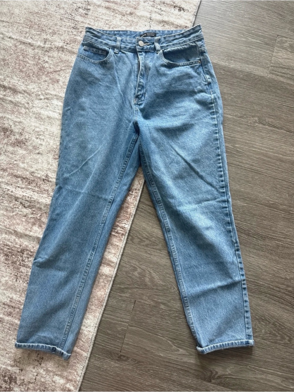 SHEIN Light Blue Boyfriend Jeans